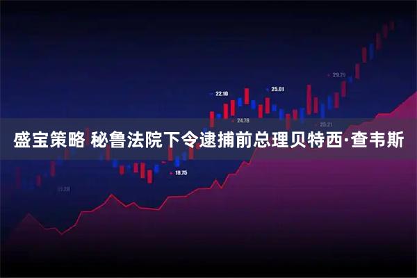 盛宝策略 秘鲁法院下令逮捕前总理贝特西·查韦斯